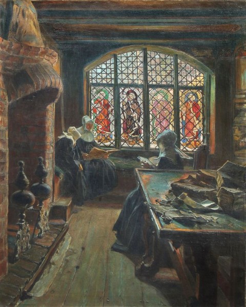 Edmund_Körner_In_der_Klosterbibliothek