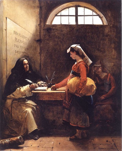 A_Peasant_Girl_buying_an_Indulgence