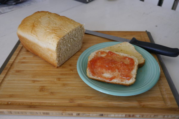 potato bread and jam
