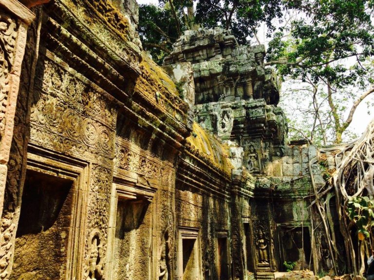 On The Road - Uncle Ebeneezer - SE Asia Valentines (Part 9)- Bicycling Through Angkor Thom