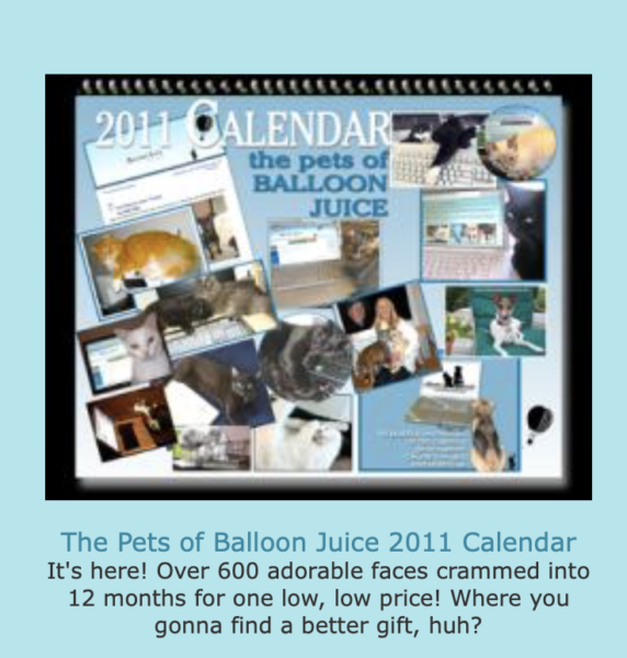 2022 Pet Calendars are (Almost) Ready to Order! (Open Thread)